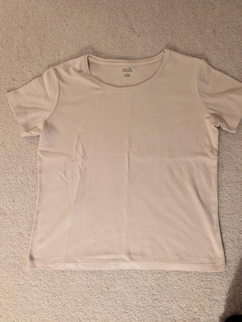 Large Beige or Nude Falls Creek Shirt